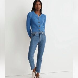 Madewell Blue Straight Leg Jeans